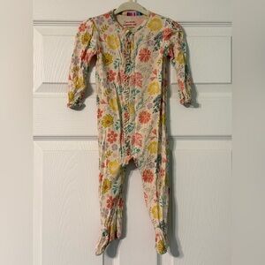 Magnetic Me Floral Footie - Multicolor